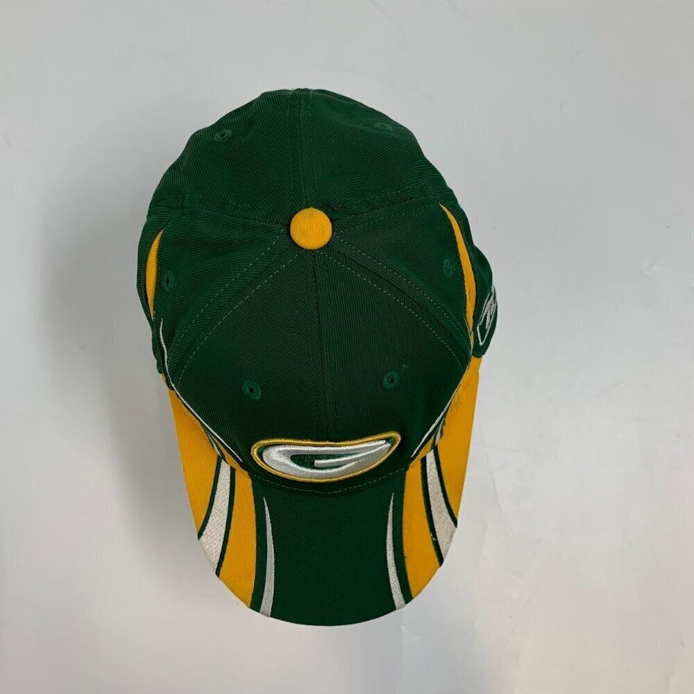 Reebok‎ Green Bay Packers Green Yellow NFL Football Fitted Cap One Size - Picture 5 of 9